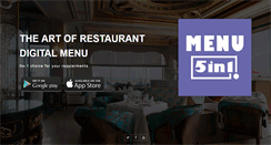 Desktop Screenshot of menu5in1.com